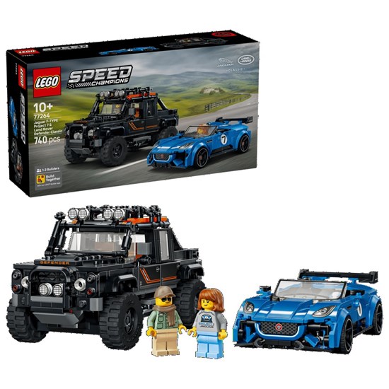 Lego® Speed Champions 77264 Jaguar Sport & Landrover set 740dlg 10+  