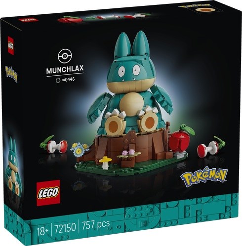Lego® Pokémon 72150 Munchlax 757dlg 18+ 
