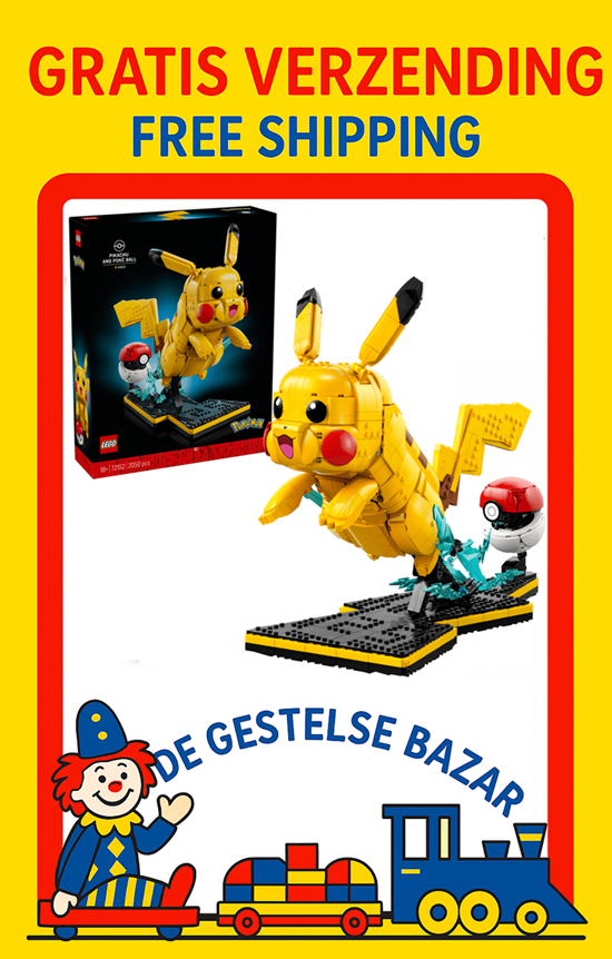 LEGO® Pokémon 72152 Pokémon Pikachu en Pokéball 2050dlg 18+ 