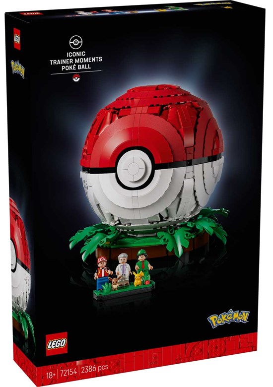 Lego® Pokémon 72154 Pokéball met Trainmer Scénes 2386dlg 18+