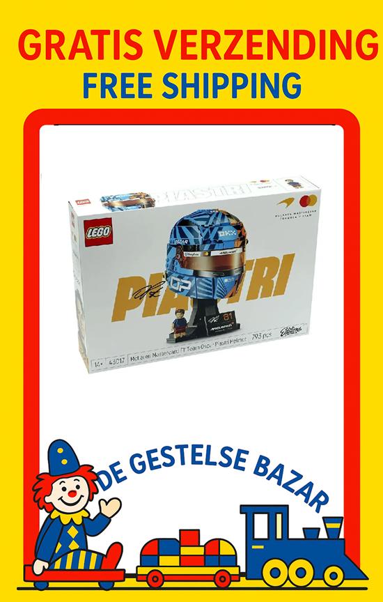 Lego® 43017 Lego Special Edition Mc Laren Mastercard F1 Team Oscar Piastri Racehelm 793dlg 14+ 