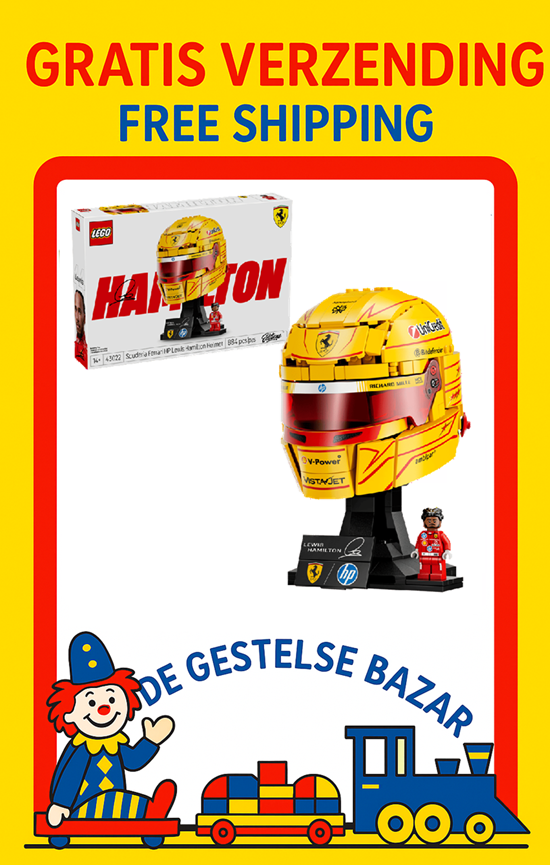 Lego® 43022 Speciale Editie 2026 F1 Helm Scuderia Ferari HP Lewis Hamilton 18+