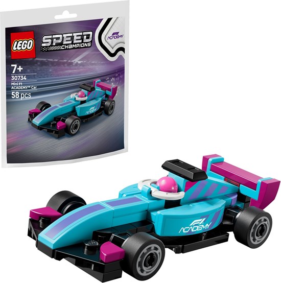 LEGO® SPEED CHAMPIONS 30734 Mini F1 Academy™ Auto in Zakje 58dlg 7+ 