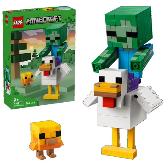 Lego® Minecraft 21582 Kippen Berijder 344dlg 9+ 