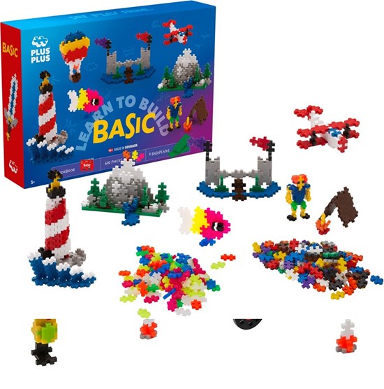 Plus Plus Learn to Build Basic 600 delige bouwset 5+
