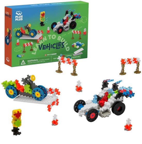 Plus Plus Learn to Build Voertuigen 500 delige bouwset 5+
