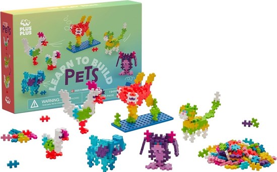 Plus Plus Learn to Build Pets 275 delige bouwset 5+
