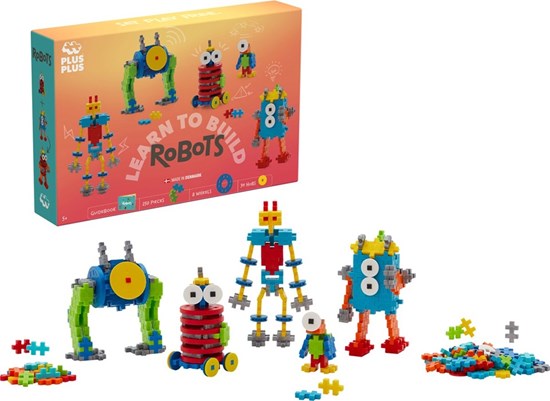Plus Plus Learn to Build Robots 250 delige bouwset 5+
