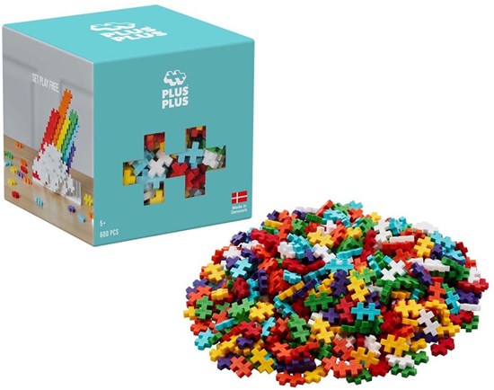 Plus Plus Rainbow 600 delige bouwset 5+
