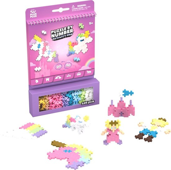 Plus Plus Activity Pad Puzzle by Number Fairy Tale 5+

