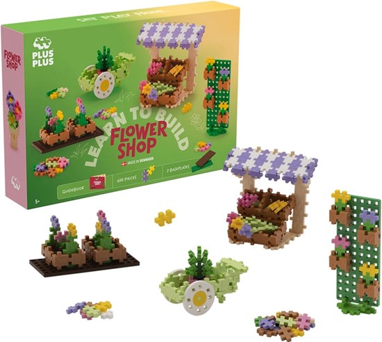 Plus Plus Learn to Build Flower Shop 600 delige bouwset 5+
