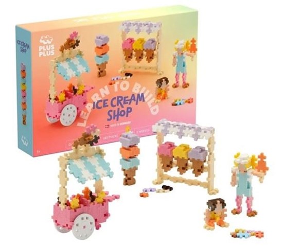 Plus Plus Learn To Build Ice Cream Shop 285dlg 