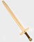 Stoere Houten Ridder Zwaard circa 63cm 