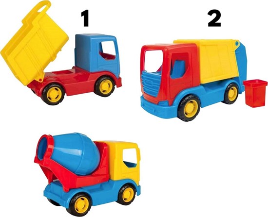 wader New Color Bouwvoertuig assorti circa 23cm 1+  