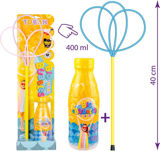 Tuban Soap Bubble Ring Pro Multi Butterfly & Liquid 400ml 