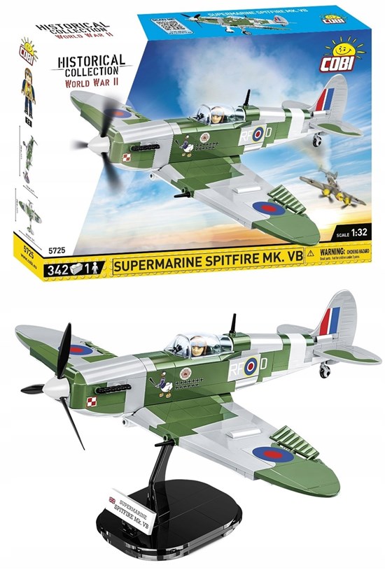 5725 cobi Supermarine Spitfire MK VB 342dlg