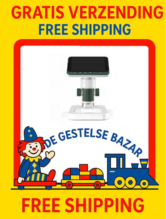 KidLupe Kids Microscoop 5x-1000% 4,5" Display 