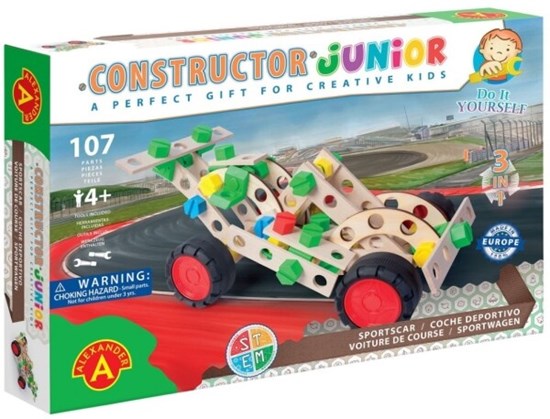 Construcor Junior 3in1 Sport Wagen 107dlg 4+