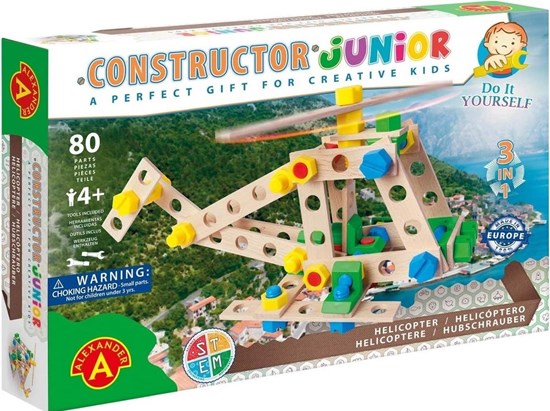 Constructor Junior 3 in 1 Helicopter 80dlg 4+ 