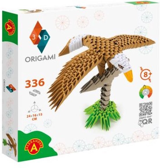 alexander 3D Origami Adelaar op Voet 336dlg 8+ 