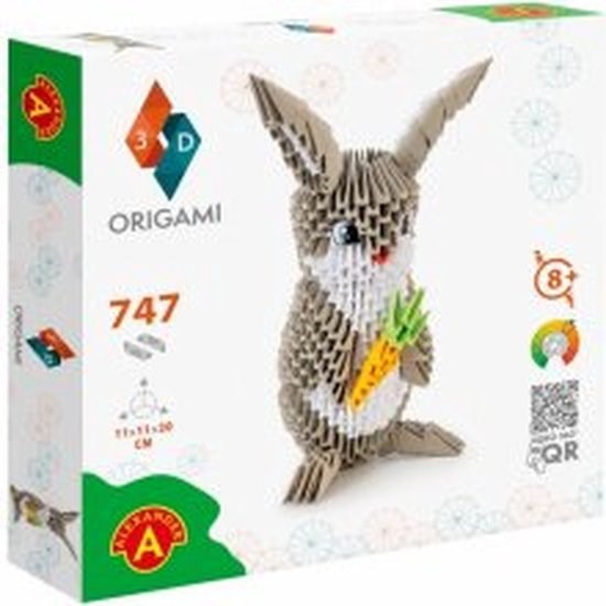 alexander 3D Origami Haas met Wortel 747dlg 8+ 