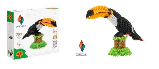 alexander 3D Origami  Toekan op Boomstam 752dlg 8+ 