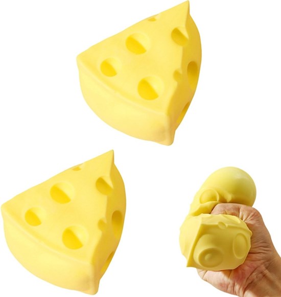 Squishy Cheese Kaas Pizza Punt 3+ 