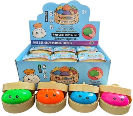 Grote Squishy Dumpling Glow in de Dark 3+ 