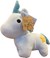 Take Me Home Pluche Unicorn Figuur Licht Blauw 25cm