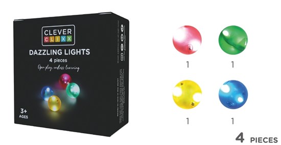 CleverCliXX Losse Ballen met Lichtjes 4stuks 3+