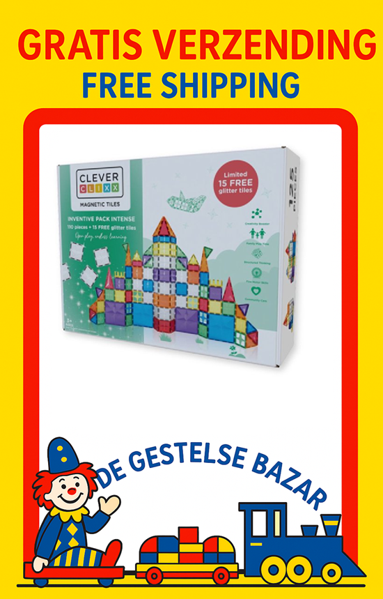 CleverCLIXX Inventive Pack Intense 110 Stuks + 15 GRATIS TEGELS 3+  