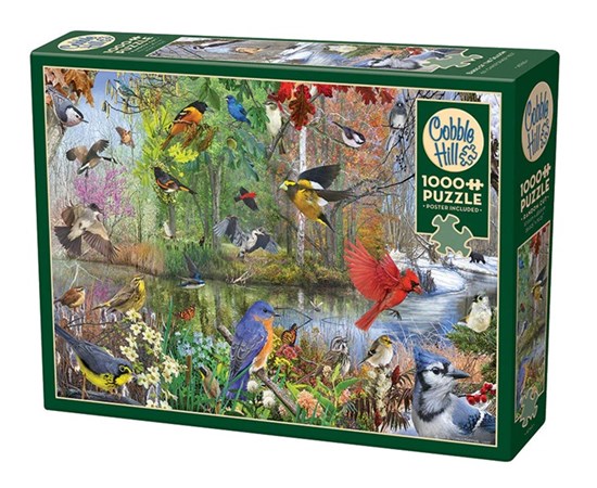 Cobble Hill Puzzel Vogels van het Seizoen 1000stukjes 