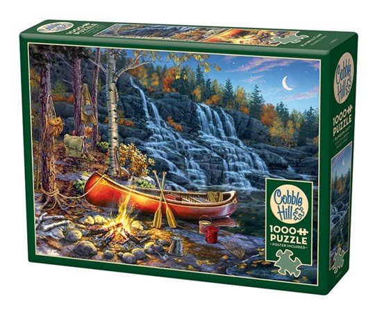 Cobble Hill Puzzel Kano bij de Waterval 1000stukjes 