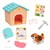 Little Live Pets Serie 2 My Puppy's Home Minis Playset Oranje/Blauw 5+ 