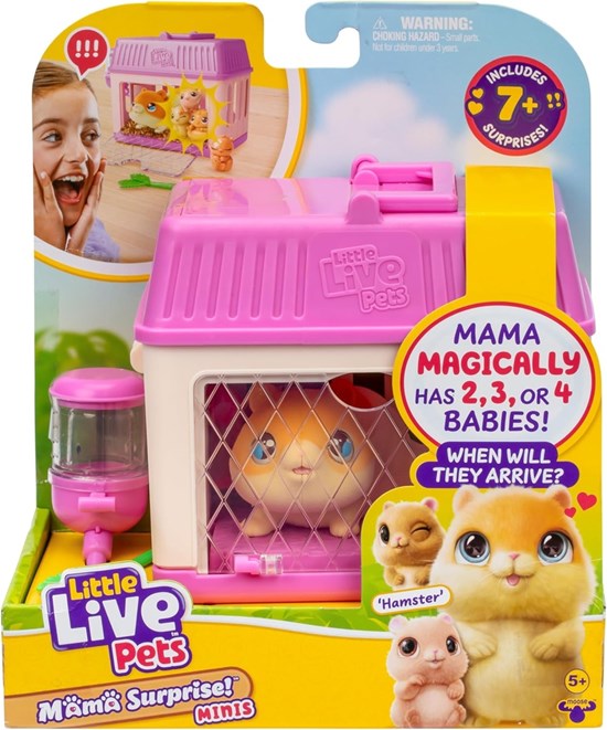 Little Live Pets Mama Suprise Mini's Hamster 5+ 