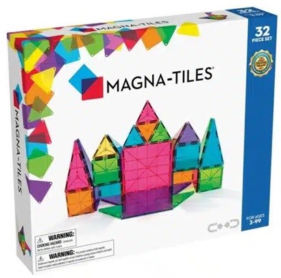 Magna Tiles® Heldere Kleuren 32dlg 3+ 