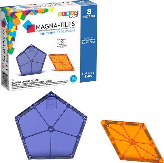 Magna Tiles®  Polygon Expansion set 8dlg 3+ 