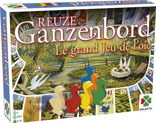 selecta Ganzenbord bordspel 5+