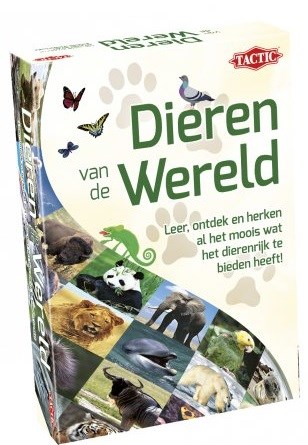 Tactic Dieren van de Wereld Kaartspel 8+