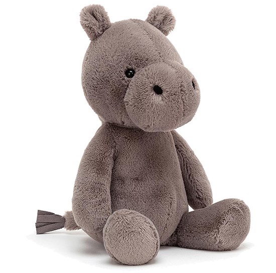 Jellycat I'Am Nimbus de Hippo Nijlpaard Grijs circa 25cm 0mnd+ 
