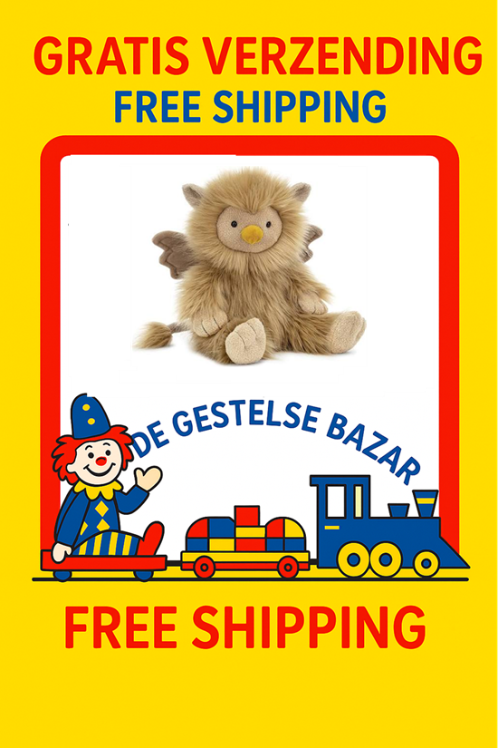 Jellycat I'Am Gus de Gryphon Yeti Beige circa 30cm 0mnd+ 