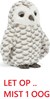 Jellycat I'Am  Woodrow de Uil Grijs/Wit circa 28cm 0mnd+ 