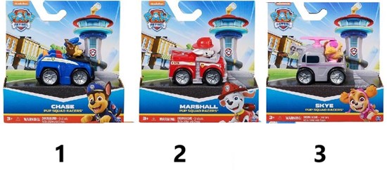 Paw Patrol Pup Squad Racers Assorti 3+ 