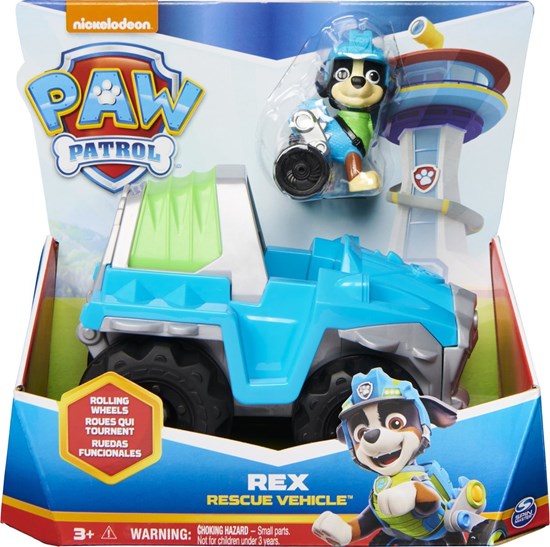 Paw Patrol Basic Voertuig Rex 3+ 