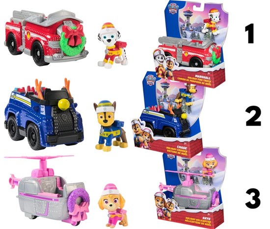 Paw Patrol Kerst Voertuig assorti 3+ 