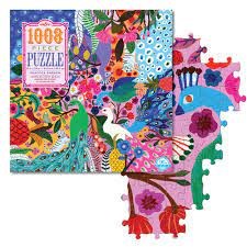 eeboo Peacock Garden puzzel 1000stukjes