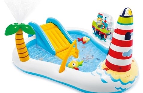 intex Opblaasbaar Speelcenter Fishing Fun 218x188x99cm 