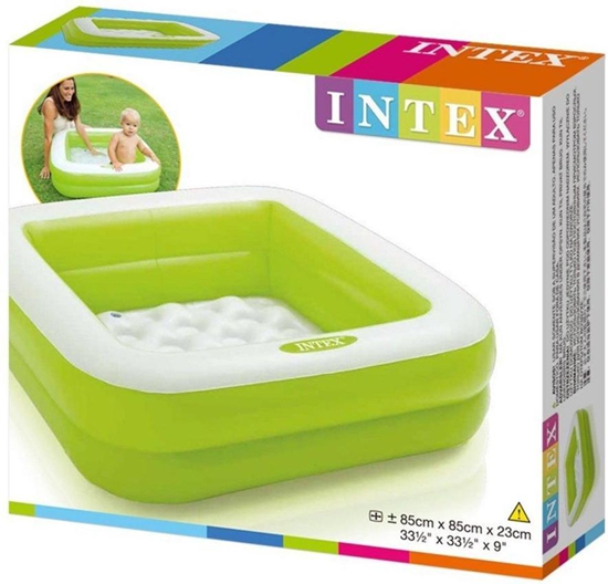 intex baby zwembad 86x86x25cm ass.kleuren