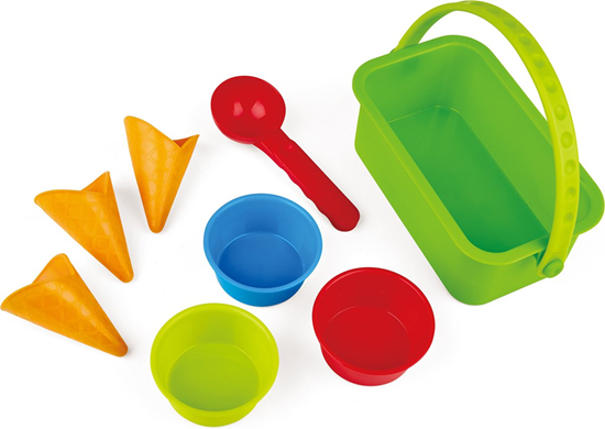 Hape IJS Cream set Voor in de Zandbak 6dlg 18mnd+