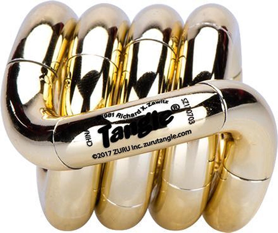 zuru The Original Fidget Tangle Metallic Junior  Goud 3+